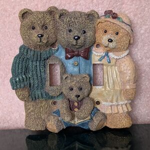 1996 Teddy Bear Light Switch Cover